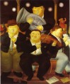 cuatro músicos Fernando Botero